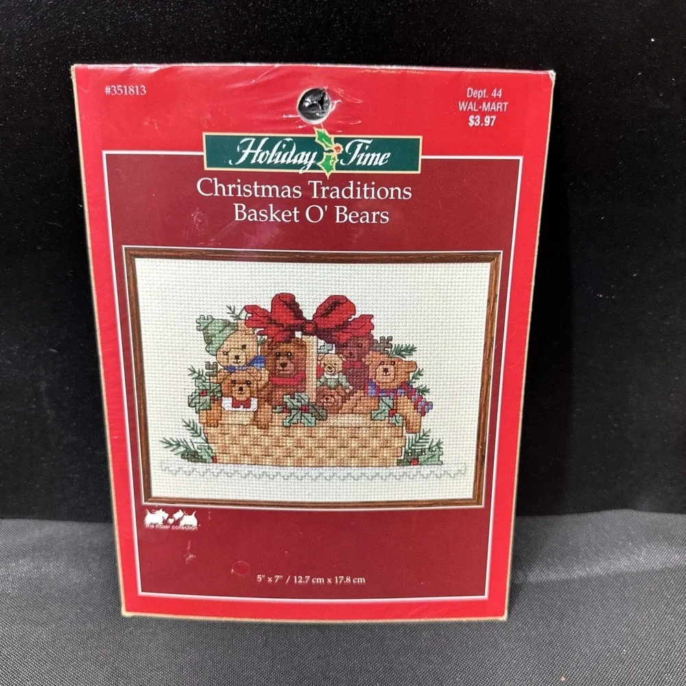 Lot of 4 Cross Stitch Kits Sports, Cactus , Christmas , Mothers are And Bear